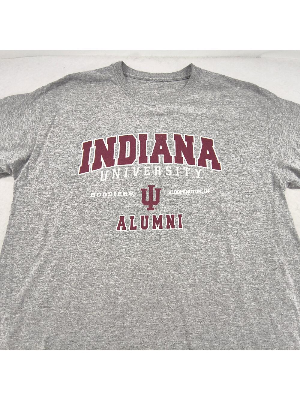Indiana University Alumni Crew Neck College Shirt Mens Size Medium M Gray